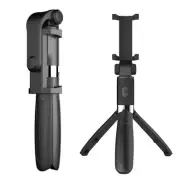 Apple-Compatible Tripod Selfie Stick, Bluetooth Mobile Live Triangle Bracket