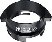 [NEOUZA] 54mm Coffee Dosing Funnel Ring Black Aluminum Compatible for Sage Breville 870/875/878/880 Barista Espresso Machine Portafilter Smart Hand Free