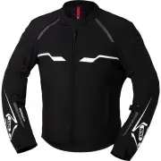 Hexalon-ST Waterproof Black White Textile Motorcycle Jacket