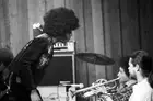 Sly Stone, Cynthia Robinson and Jerry Martini of the psychedelic s- Old Photo