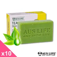 在飛比找松果購物優惠-【AUS LIFE 澳思萊】BP茶樹精油淨膚美肌皂(10入)