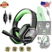 Immersive 7.1 Surround Sound USB Gaming Headset with RGB Light & Comfort Fit
