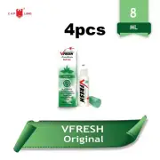 4pcs 8ml VFRESH - Minyak Angin Original Aromatherapy Essential Oil Roll On