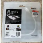 LINDY 林帝 MINI DISPLAYPORT公 轉 HDMI母 轉接頭