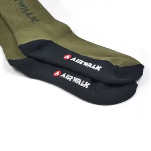AIRWALK 都會生活 綠色 運動襪 台灣製造 AW53510 潮襪 滑板 學生襪 棉襪