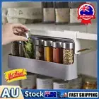 Kitchen Spice Organizer Self-adhesive Storage Rack Under-Shelf Punch-Free GV