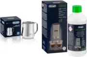 i DLSC060 Milk Frothing Jug, 12 Oz, Stainless Steel & | EcoDecalk | DLSC500 | Na