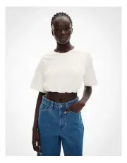 [Witchery] Gather Crop Tee in Fresh White