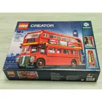 高雄楓樂高 LEGO 絕版 創意專家 CREATOR 10258 倫敦雙層巴士 LONDON BUS 英國 倫敦巴士