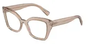 Dolce & Gabbana DG3386 3432 Women’s Glasses Brown Size 53 - Private Health Rebate - Blue Light Block Available