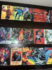 1992 Skybox Marvel Masterpieces 31 Cards - Spider-Man, Venom, Thor, Thing NM