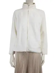 White Full-Zip Jacket