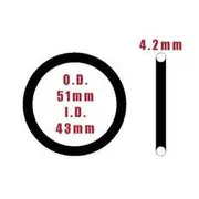 Aunger 10pk Exhaust Gasket Honda Si/Asb Ring 43Mm X 51Mm - HAG016-10