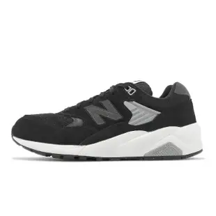 【NEW BALANCE】休閒鞋 580 男鞋 女鞋 黑 灰 緩震 復古 運動鞋 NB 紐巴倫(MT580ED2-D)