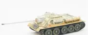 DRAGON Soviet SU-100 tank destroyer, Hungary, 1945 1/72 FINISHED MODEL TANK