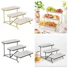 Cupcake Tier Stand Porcelain Tiered Serving Tray Platters 3