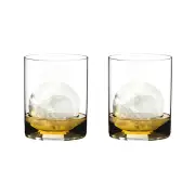 H2O Classic Bar 2 Piece Crystal Whisky Glass Set 430ml Size 17.6X8.9X11.2cm by Riedel