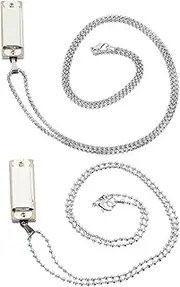 VICASKY 2pcs Harmonica Necklace Musical Instrument Pendant for Boys and Girls Safe Zinc Alloy