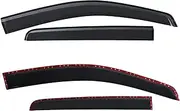 Window Visor Wind for Vw Amarok 2023 2024 4pcs/Set Weather Shield Car Window Visor Wind Deflector
