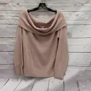 NWT Leith Pink Adobe Cowl Neck Sweater Women’s Size 1X Plus