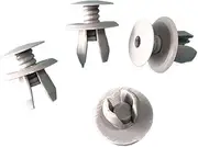50pcs Car Fastener Trim Panel Lining Clips Gray Plastic Holder Clip Car Interior Fit For Volkswagen T4 T5 Transporter Eurovan(30 pieces)