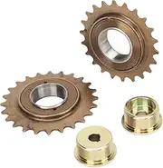 ElgnAura Freewheel Left Drive Adapter Kit, Bike Freewheel 22T 24T Iron Adapter for Single Speed Modification and Repair