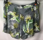 AUTOGRAPH KHAKI MULTI JUNGLE COLOUR PATTERN SHORTS SZ 26 NEW COMFORTABLE
