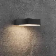 Piana LED Outdoor Wall Light in Black