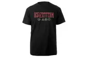 Led Zeppelin T Shirt Logo and Symbols Band Logo new Official Mens Black