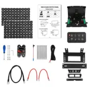 8 RGB Gang Switch Panel Circuit Control System For LED Light Bar Boat Marine (for: Subaru)