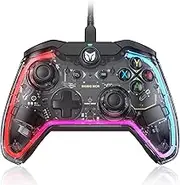 BIGBIG WON Switch Controllers, Wired Pro Controller for Nintendo Switch/Switch OLED/Lite & PC Windows 10/11, PC Gaming Controller Gamepad Joystick With Dual-Vibration, 6-Axis Gyro, Turbo Function