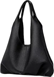 [YNIQUE] Hobo Handbag for Women Designers Large Capacity Shoulder Purses Ladies Top Handle Handbag PU Leather Tote Bag
