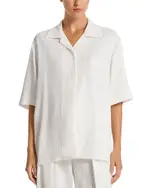 Michael Kors Collection Sequin Button Up Shirt