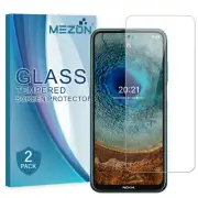 [2 Pack] Nokia X20 Tempered Glass 9H HD Premium Screen Protector by MEZON