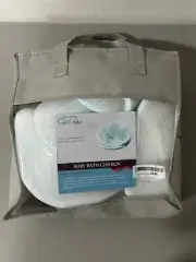 Baby Bath BLUE Lotus Cushion Sink Bather Petal Newborn Bathtub Mat Bathing Tub