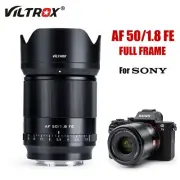 Viltrox 50mm F1.8 Full-frame Autofocus Lens for Sony E Mount Cameras A7 A7S II