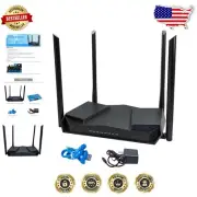 Ultimate Banana Pi WiFi 6 OpenWRT Router - Fast Dual-Band Performance in Black