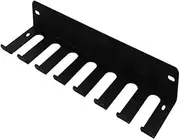 Multi- Gym Storage Rack,Hook Heavy-Duty Steel Gym Organizer Wall Mount Hanger for Home and Pro 17 Inches Black