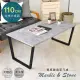 【HOPMA】 達克大桌面茶几桌 台灣製造 大理石桌 清水模桌 沙發桌 矮桌 會客桌 收納桌 電腦桌