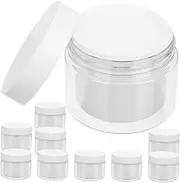 SAFIGLE Pack Pp Double Layer Cosmetic Bottles Travel Lotion Dispenser for Creams Moisturizers Face Masks