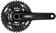 FC-MT500 Crankset - Shimano FC-MT500-3 Crankset - 170mm, 10-Speed, 40/30/22t,
