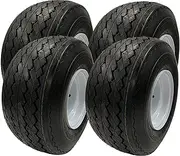 18x8.50-8 GTX OEM Golf Cart Wheels and Golf Cart Tires Combo - Set of 4