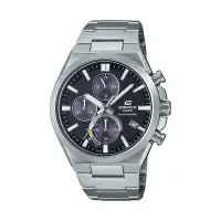 在飛比找環球Online優惠-【CASIO】EDIFICE 太陽能電力 三針三眼 計時碼錶