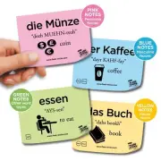 Language Flash Cards Post It Notes Easy To Learn Spanish French German Stick On