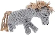 Milisten Handmade Dog Chewing Toy Cartoon Puppy Teething Rope for Small Dogs Interactive Molar Plaything