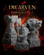 Dwarven Chess Pieces