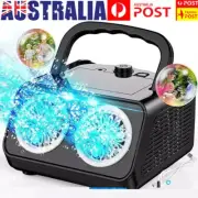 26 Holes Electric Stage Bubble Machine 2 Holes Portable Automatic Foam Play
