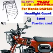 H8 Headlight Guards V1 For Honda DAX125 Black Rack Light Cover Guards Bulb Combo