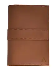 Bey-Berk Brown Leatherette Travel Charger Case & Accessories Pouch
