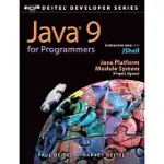 JAVA 9 FOR PROGRAMMERS